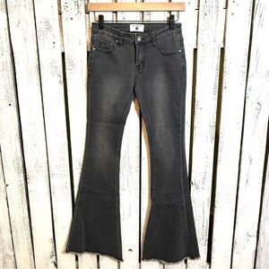 AC For AG Jeans Women 27” Black Flare Goldschmied Retro Y2K Grunge‎ Skater Vibes